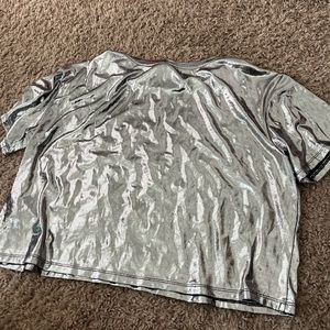 Chrome shirt cropped